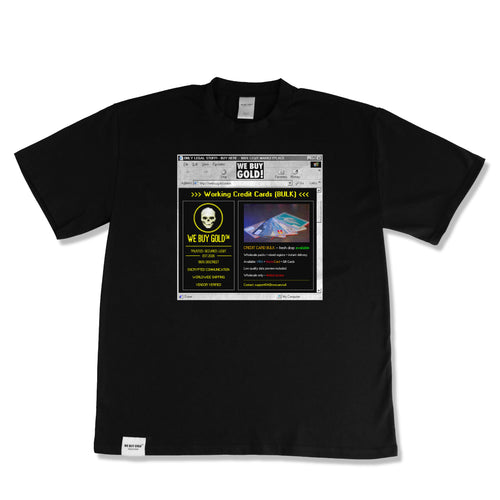Finalized Black DarkwebCredit T-shirt