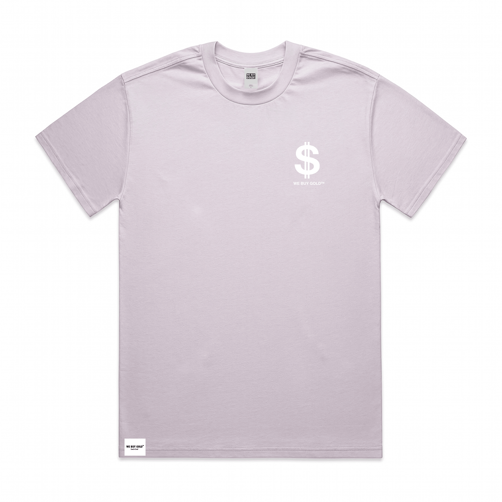 EMBROIDERED DOLLAR LOGO T - SHIRT - We Buy Gold Brand