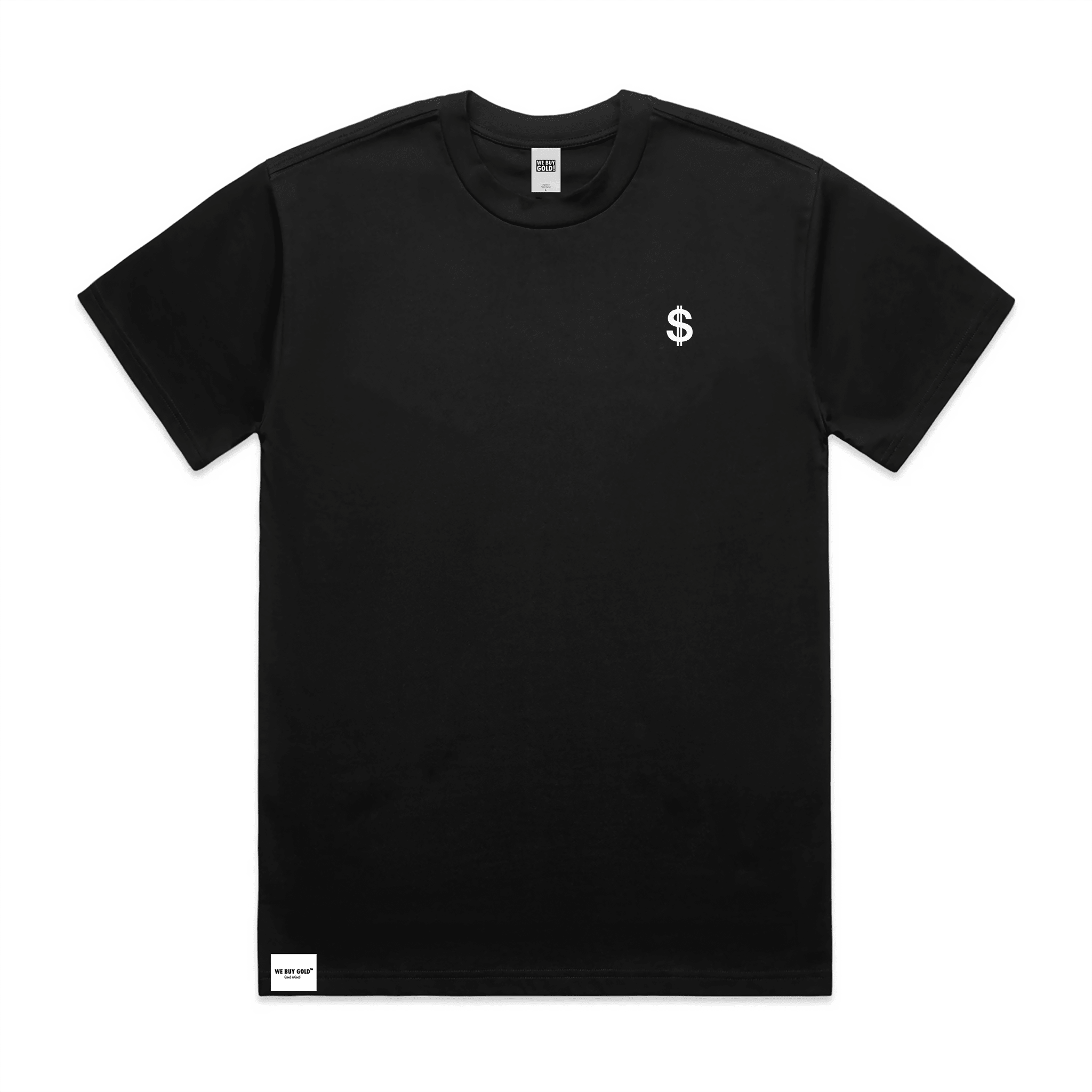 MINI - DOLLAR SIGN EMBROIDERED HEAVY T - SHIRT - We Buy Gold Brand